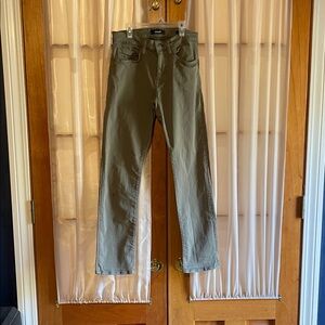 Mavi Men's Green Straight Jeans